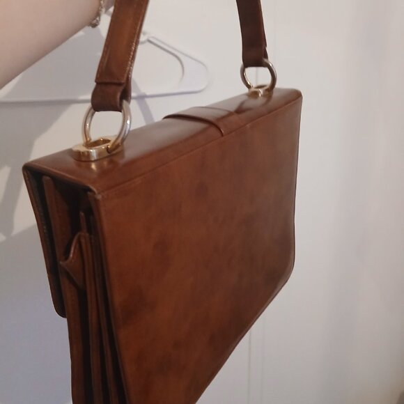 60/70s Vintage Widegate London leather bag. - Picture 5 of 5